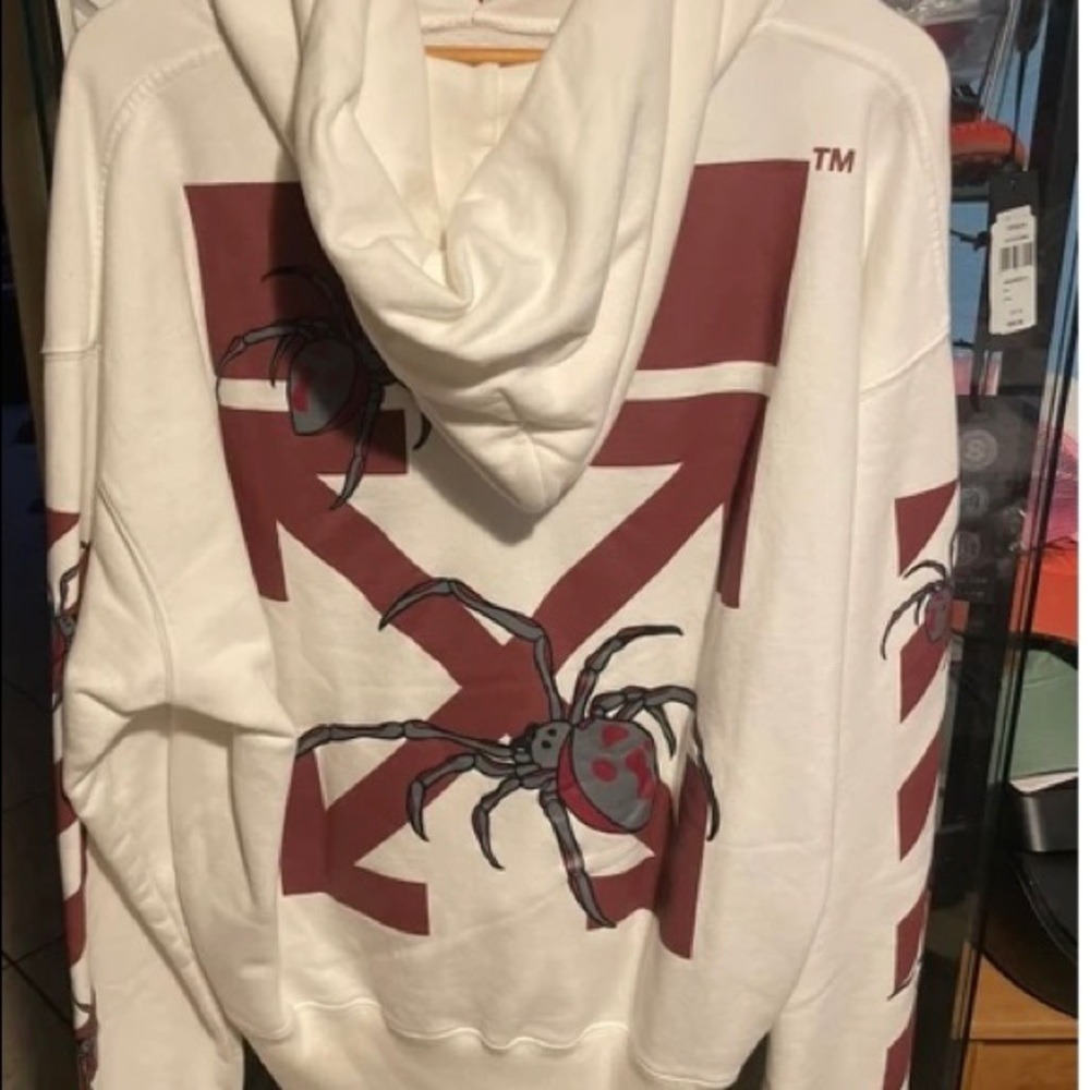 Off white spider hoodie